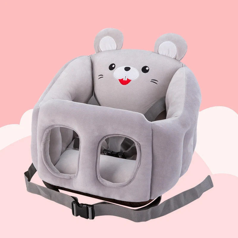 Cartoon Portable Baby Dining Chair in animal-shaped design with PP cotton filling