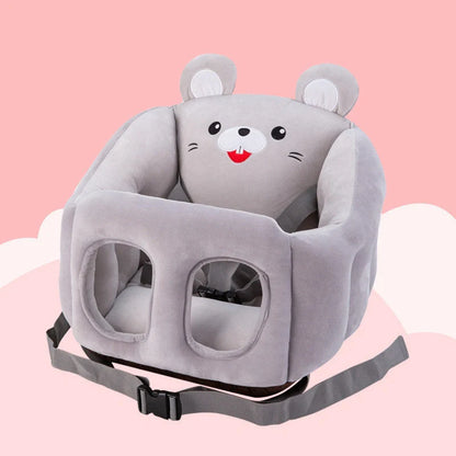 Cartoon Portable Baby Dining Chair in animal-shaped design with PP cotton filling