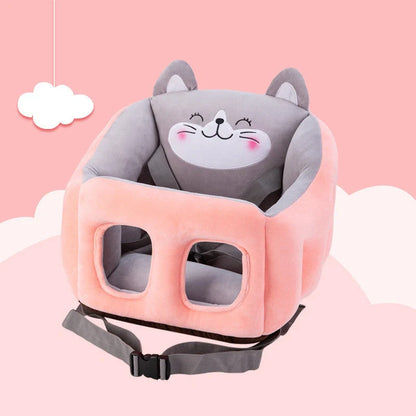 Cartoon Portable Baby Dining Chair in animal-shaped design with PP cotton filling