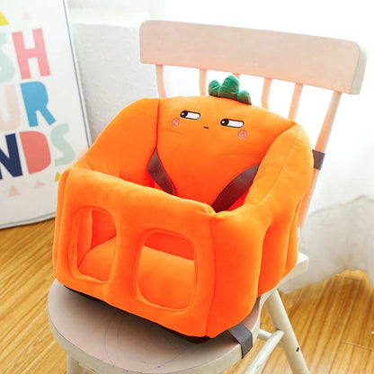 Cartoon Portable Baby Dining Chair in animal-shaped design with PP cotton filling