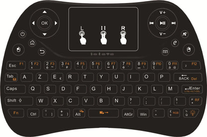 Flying Squirrel mini wireless keyboard with seven-colour backlit English keys