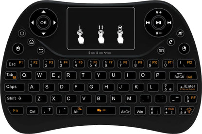 Flying Squirrel mini wireless keyboard with seven-colour backlit English keys