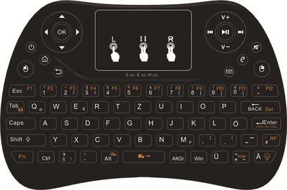 Flying Squirrel mini wireless keyboard with seven-colour backlit English keys
