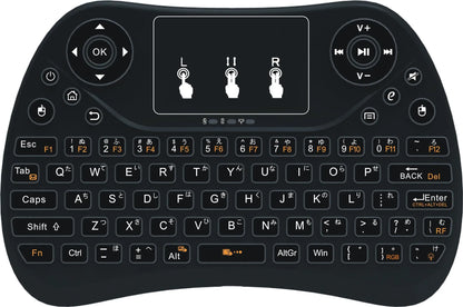 Flying Squirrel mini wireless keyboard with seven-colour backlit English keys
