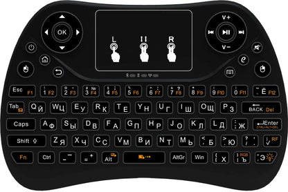 Flying Squirrel mini wireless keyboard with seven-colour backlit English keys