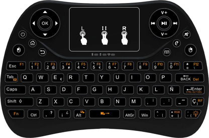 Flying Squirrel mini wireless keyboard with seven-colour backlit English keys
