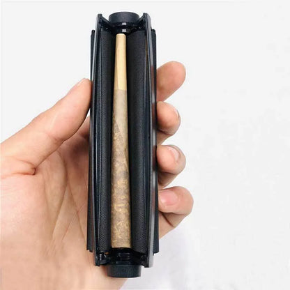 Manual plastic cigarette maker for shredded tobacco in multiple colours with 110mm length