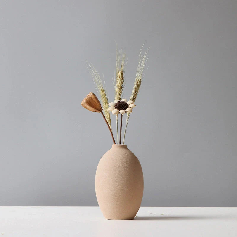Nordic Ceramic Vase in various colors for living room décor