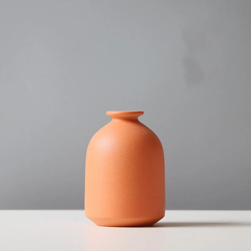 Nordic Ceramic Vase in various colors for living room décor