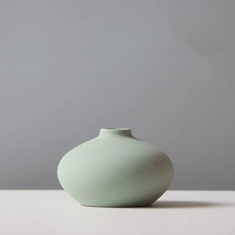 Nordic Ceramic Vase in various colors for living room décor
