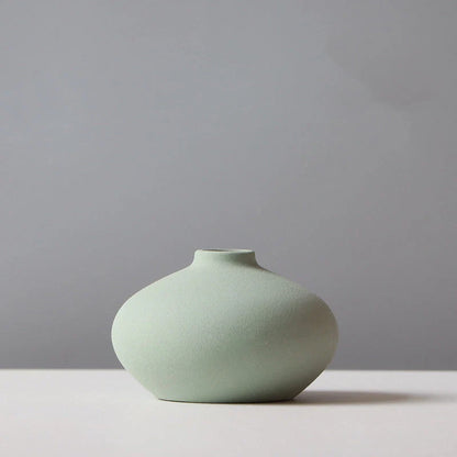 Nordic Ceramic Vase in various colors for living room décor