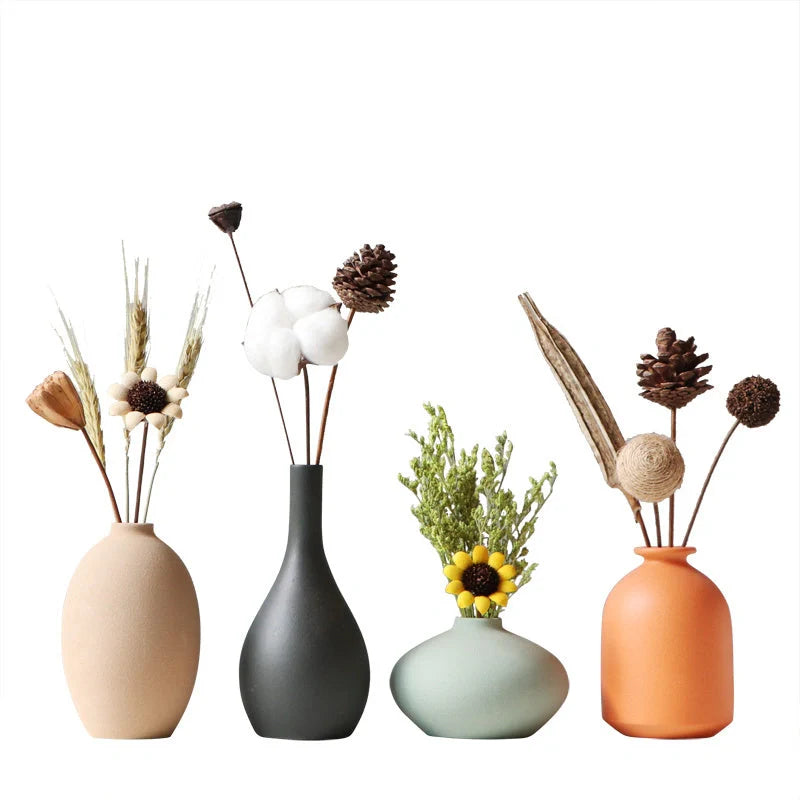 Nordic Ceramic Vase in various colors for living room décor