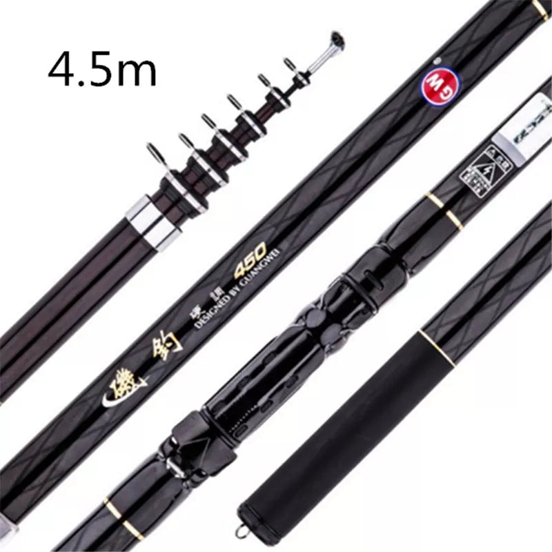 Two-purpose Short Section Rocky Fishing Rod for sea fishing with carbon construction