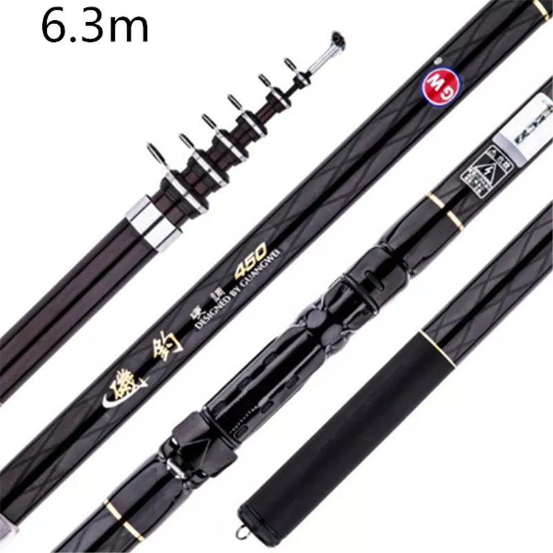 Two-purpose Short Section Rocky Fishing Rod for sea fishing with carbon construction