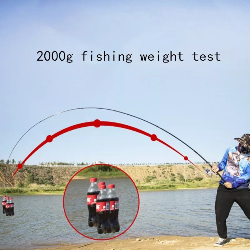 Two-purpose Short Section Rocky Fishing Rod for sea fishing with carbon construction