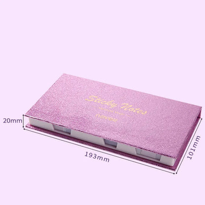 Purple mermaid series memo pads six sets showing leopard flower pink blue and mermaid decorative styles