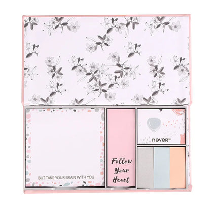 Purple mermaid series memo pads six sets showing leopard flower pink blue and mermaid decorative styles