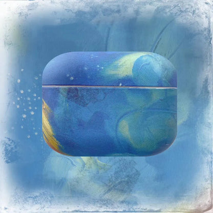 Pink watercolour protective sleeve for AirPods Pro and AirPods 1/2 charging case