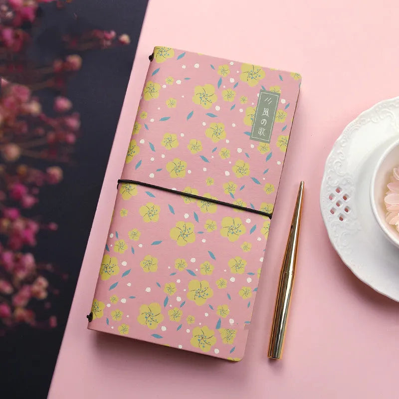 Simple style TN hand book notebook with a soft cover, shown in one of five available colours.