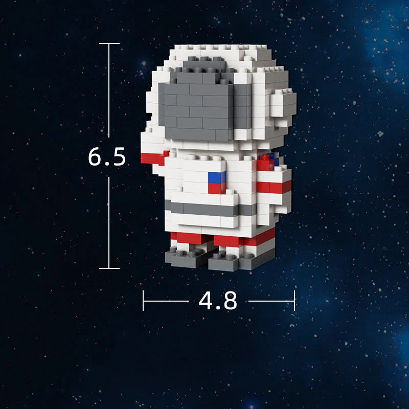 DIY Mini Astronaut Building Blocks set for children's creative play