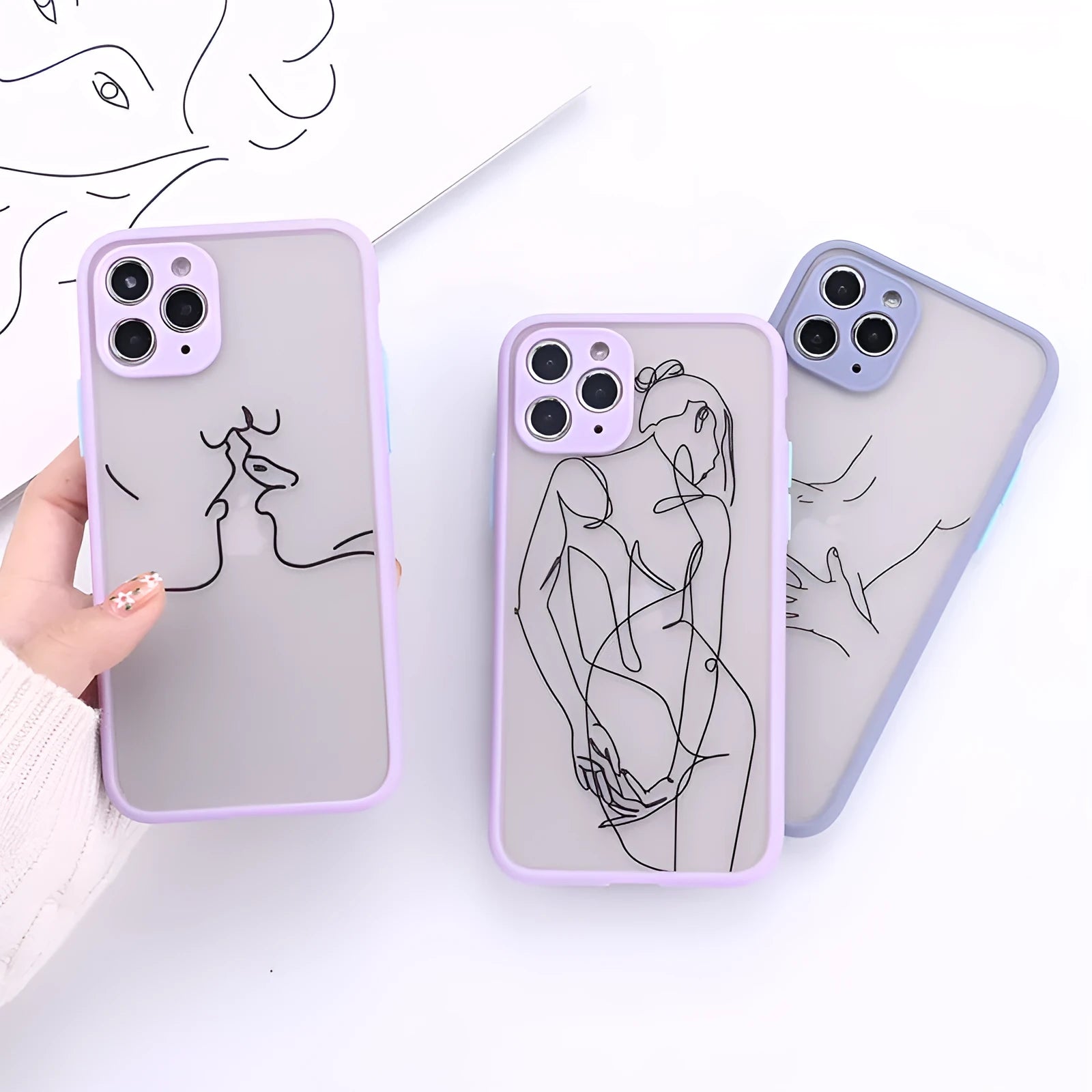 TPU mobile phone case with fine hole pattern design for Apple iPhone models in various colours and patterns