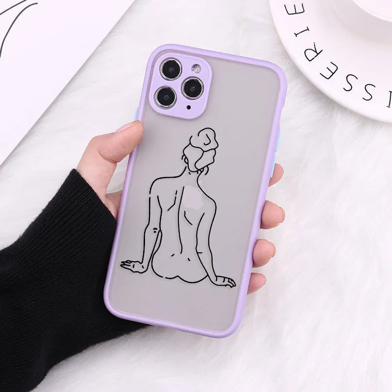TPU mobile phone case with fine hole pattern design for Apple iPhone models in various colours and patterns