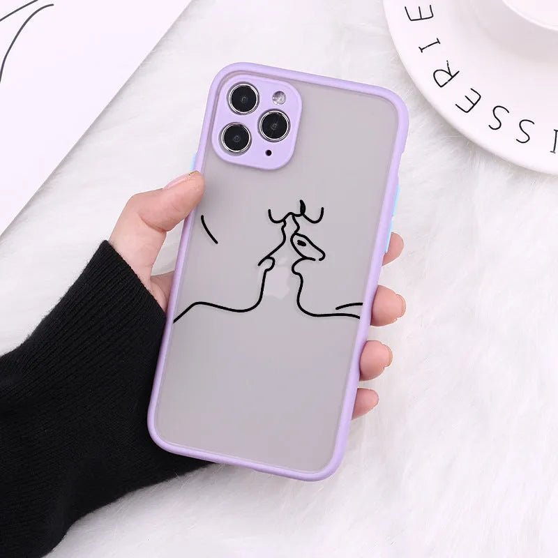 TPU mobile phone case with fine hole pattern design for Apple iPhone models in various colours and patterns