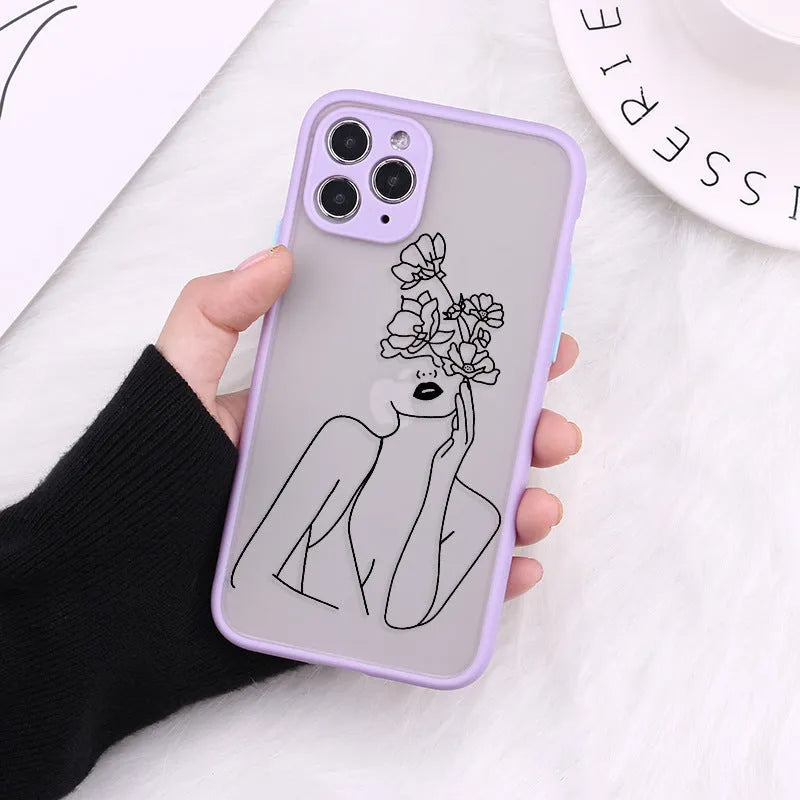 TPU mobile phone case with fine hole pattern design for Apple iPhone models in various colours and patterns