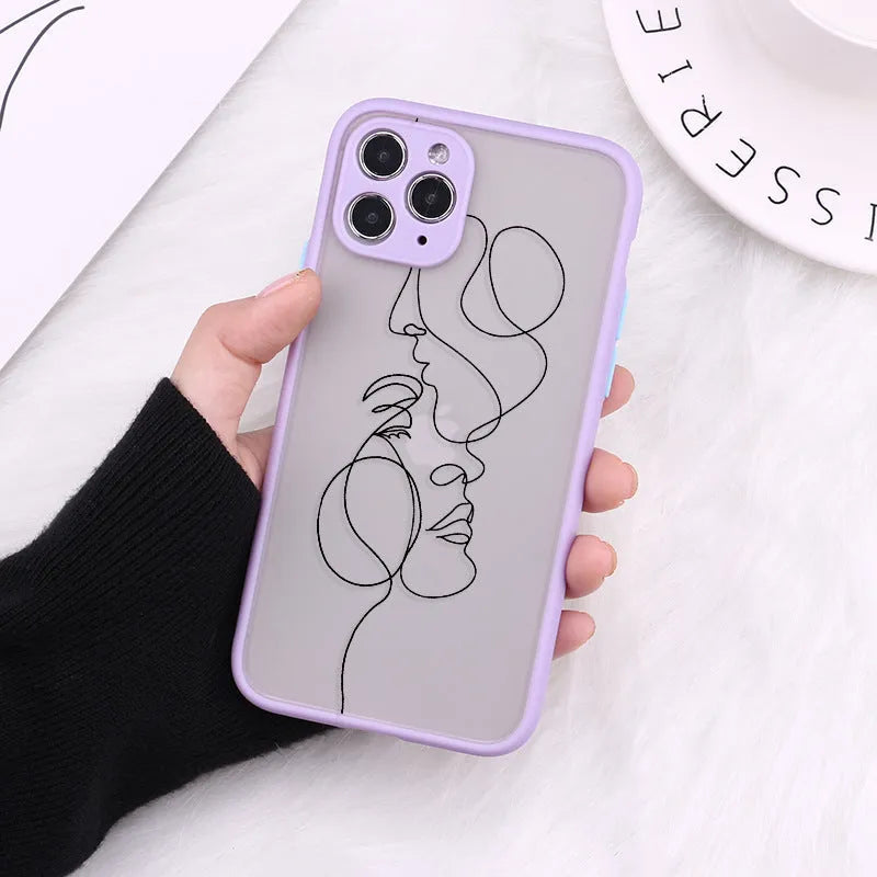 TPU mobile phone case with fine hole pattern design for Apple iPhone models in various colours and patterns