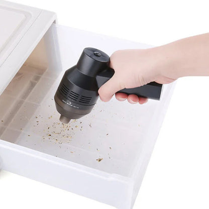 Cordless handheld mini vacuum cleaner with powerful suction for efficient dust and lint removal, compact and lightweight design, and convenient USB charging