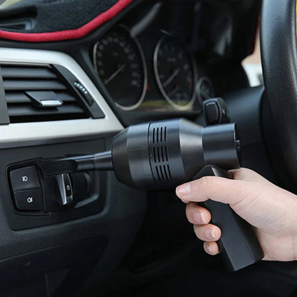 Cordless handheld mini vacuum cleaner with powerful suction for efficient dust and lint removal, compact and lightweight design, and convenient USB charging