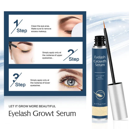 Thick Curly Eyebrows Nourishing Mascara with two 5ml tubes showing black and blue tint options