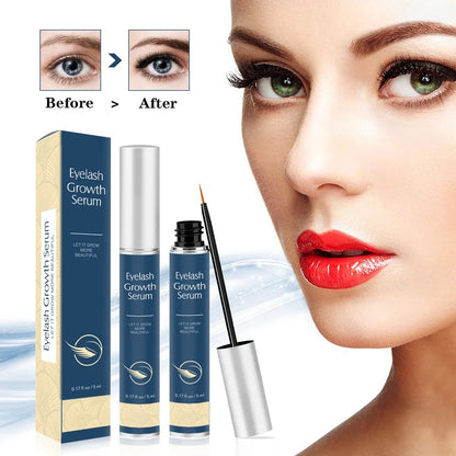 Thick Curly Eyebrows Nourishing Mascara with two 5ml tubes showing black and blue tint options
