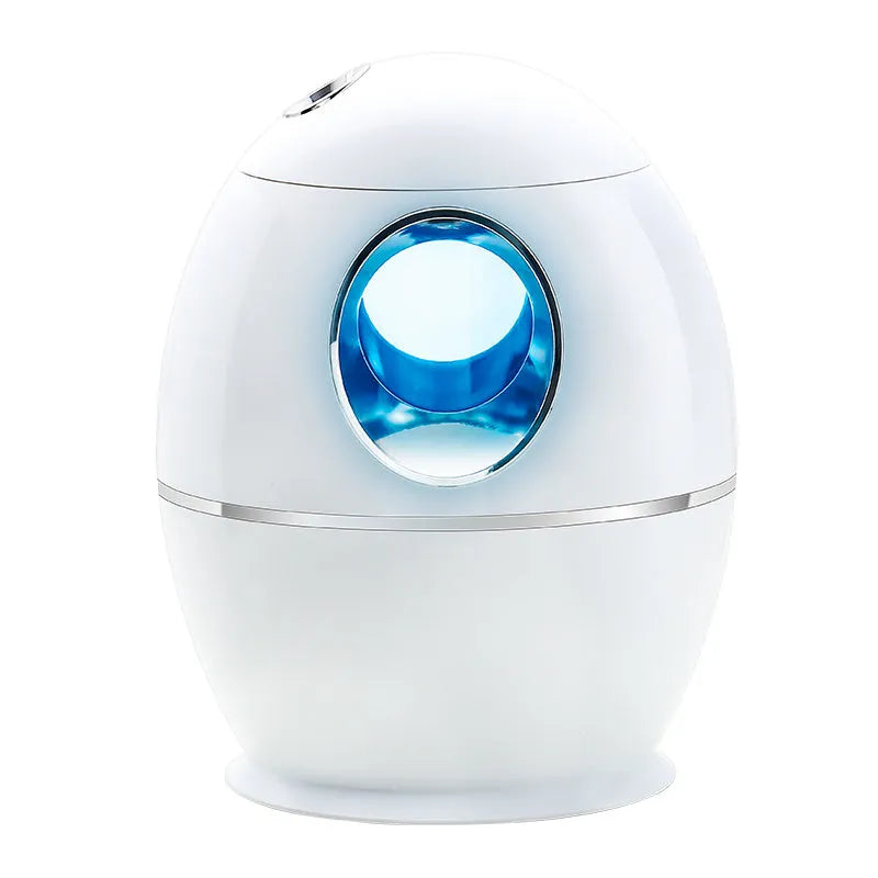 White round USB aromatherapy spray humidifier with 800ml tank and 36dB noise level