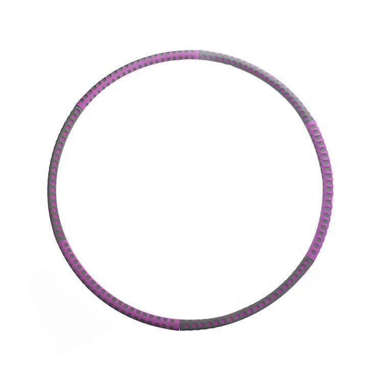 Adjustable stainless steel fitness hoop for weight loss and body toning workouts
