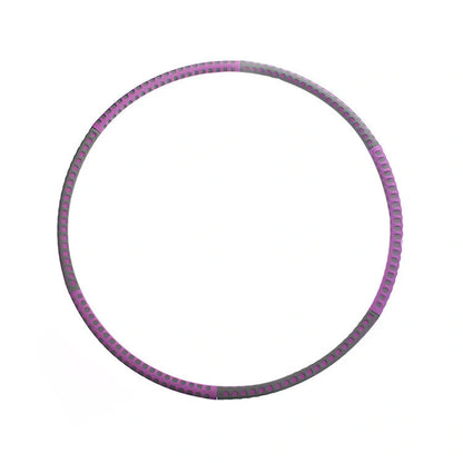 Adjustable stainless steel fitness hoop for weight loss and body toning workouts