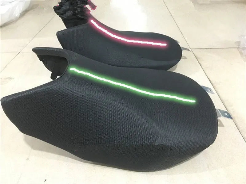 Jinpeng TRK502/X BJ500GS-A/5D motorcycle seat cushion set with front, rear, and heightened options