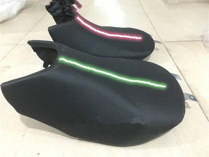 Jinpeng TRK502/X BJ500GS-A/5D motorcycle seat cushion set with front, rear, and heightened options