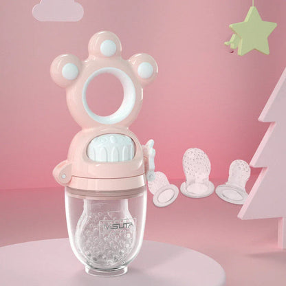 Premium Baby Pacifier Feeder with Densely Covered Mesh for Even Juice Distribution and Soft, Comfortable Silica Gel Material