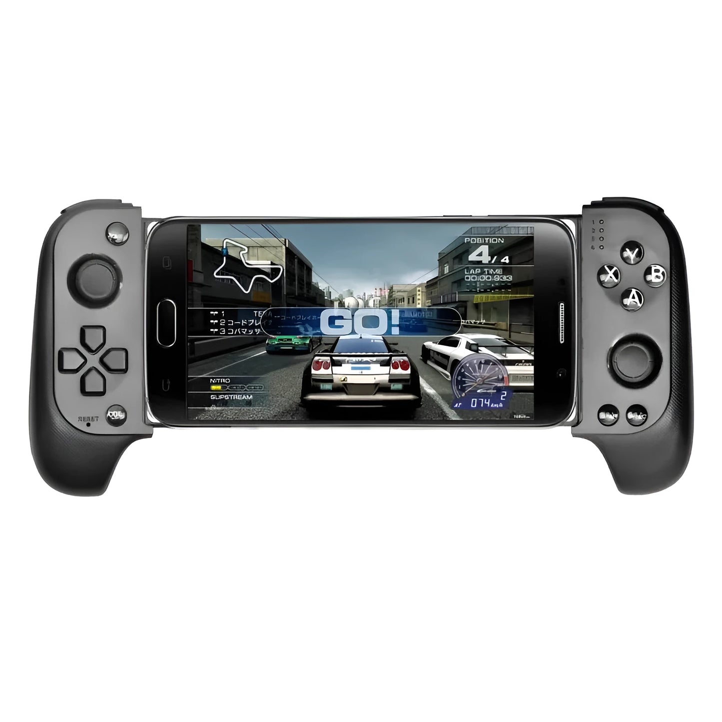 Cytec wireless Bluetooth game controller with telescopic handle for mobile phones.