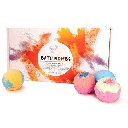 14-piece explosive salt ball gift box with varied fragrances for luxurious baths