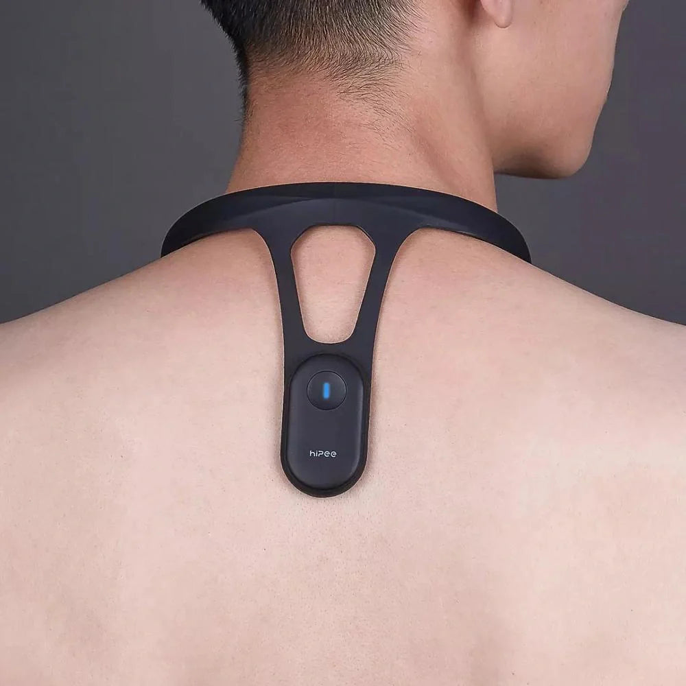 Smart Posture Corrector with Bluetooth connectivity and app support for real-time posture tracking.