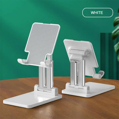 Universal adjustable lazy bracket for phablet phones and tablets in black or white