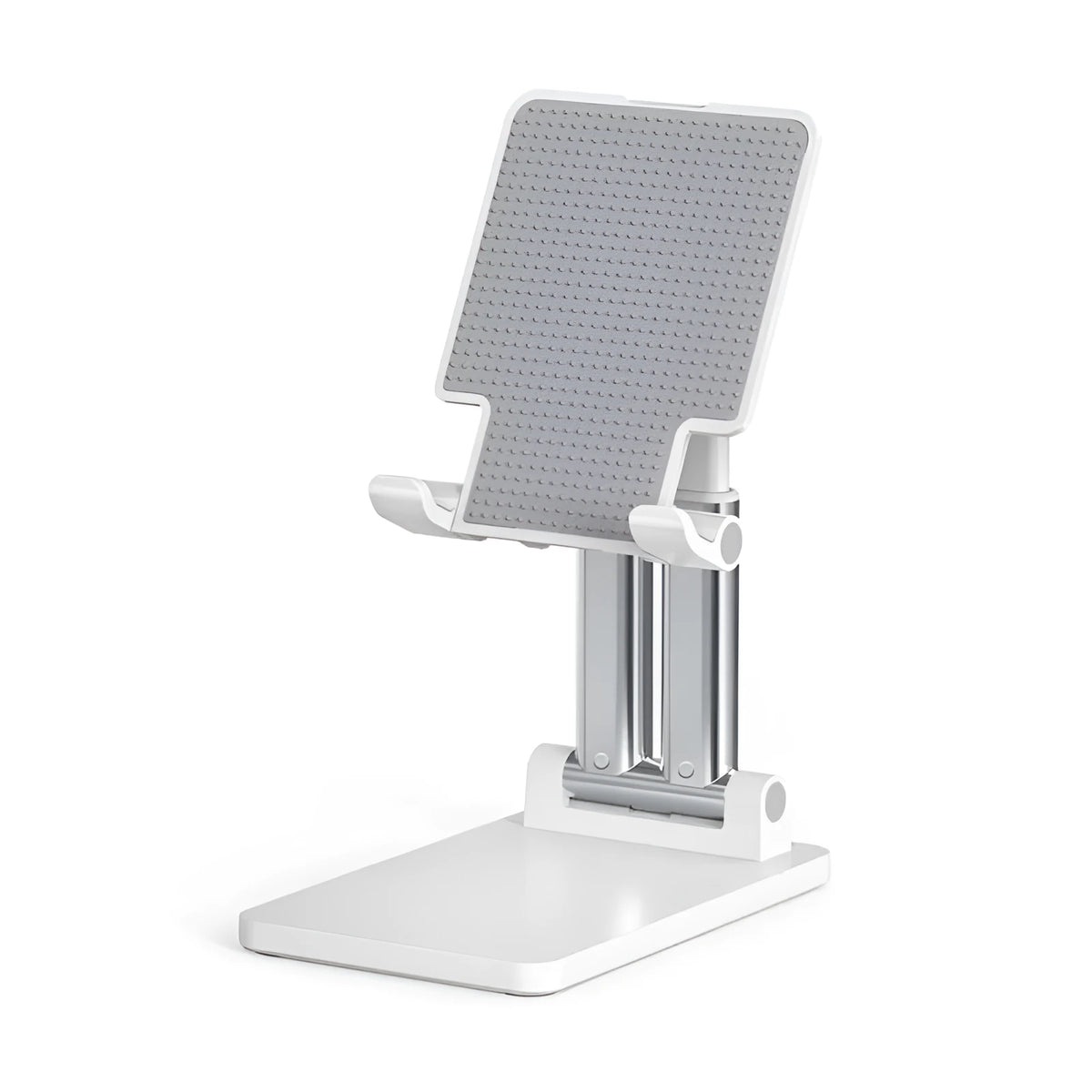 Universal adjustable lazy bracket for phablet phones and tablets in black or white