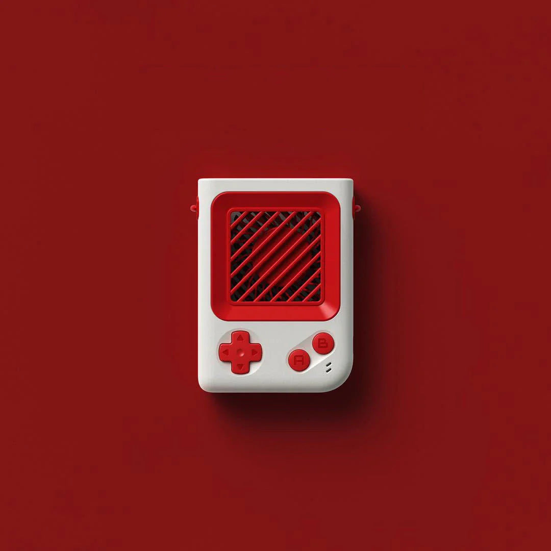 Compact portable gaming fan with long-lasting battery and versatile design for enhanced gaming experience