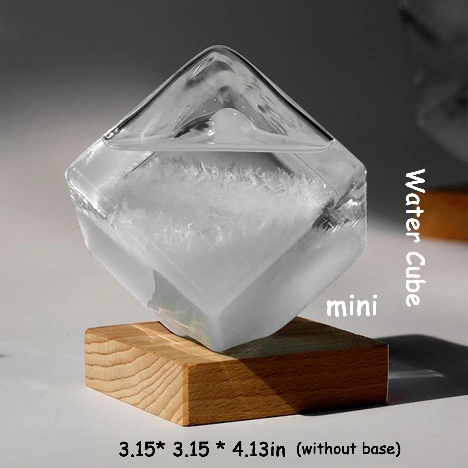 Desktop Droplet Storm Glass Bottle Weather Forecast Predictor in high borosilicate glass