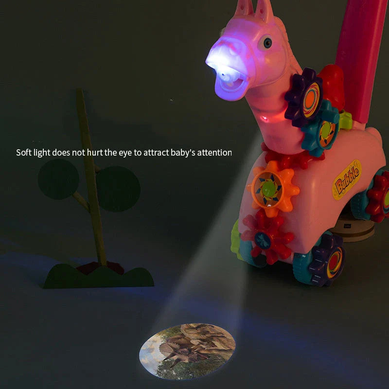 Automatic Outdoor Bubble Machine with Music and Lights - Backyard Fun for the Whole Family