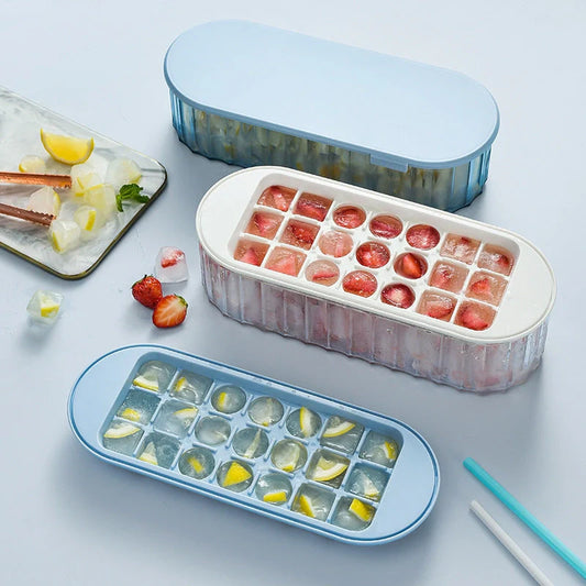 DIY Household Refrigerator Ice Box in various colours with two-in-one ice-making and storage design