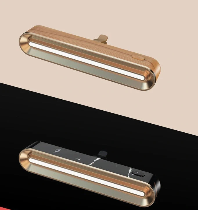High-end car air outlet aroma diffuser with LED atmosphere lamp in various colours