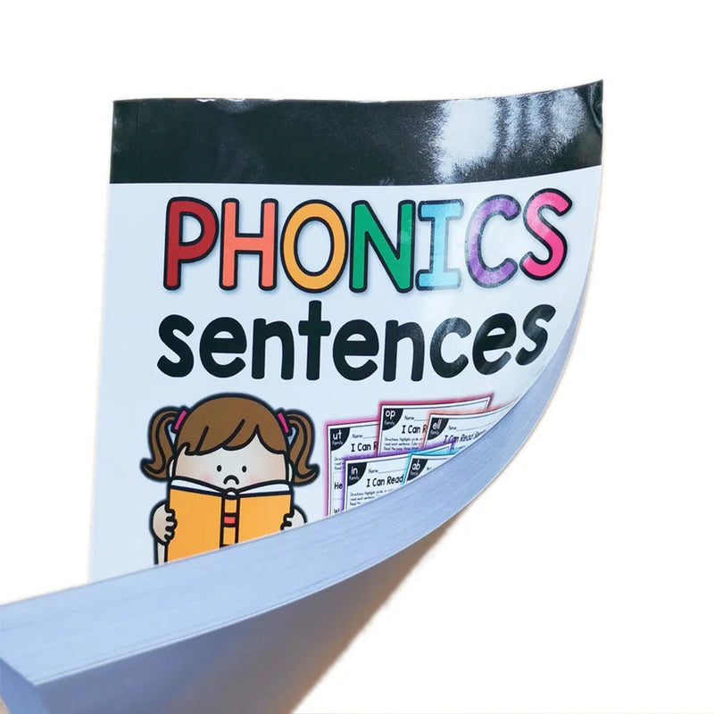 English phonics reading worksheets for children aged 6+ with A4-sized 21x14cm learning materials featuring printable phonics activities and reading practice exercises in English language format